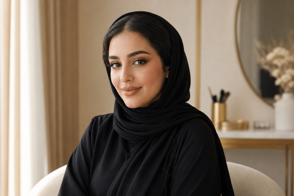مشاعل الغنام | فنانة مكياج سعودية تقدم إطلالات ناعمة واحترافية في الرياض فنانة مكياج سعودية بإطلالة ناعمة واحترافية في الرياض